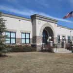 The Lavenia McCoy Public Library draws architectural inspiration from historical library architecture.  Strong geometric forms from the building's exterior are brought inside where arches and coffered ceilings delight visitors.  Completed under previous employment with RM Bell & Associates.